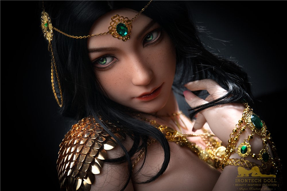 Kitty-sekspop (Irontech Doll 166 cm C-cup S32 siliconen)