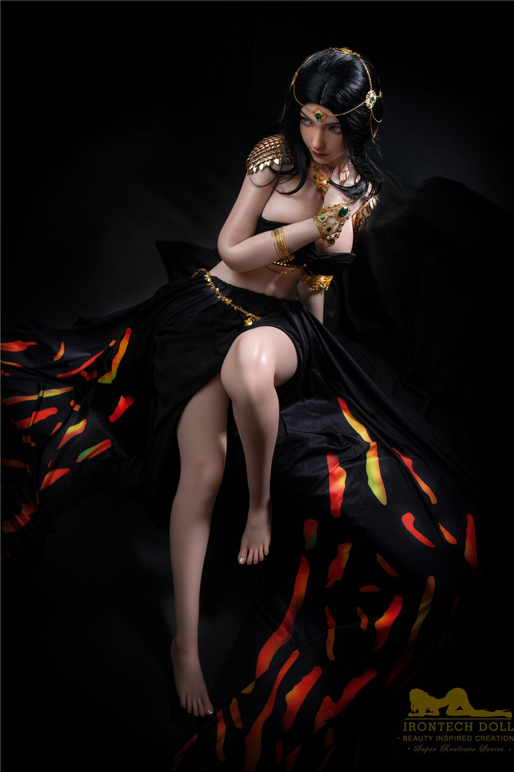 Kitty-sekspop (Irontech Doll 166 cm C-cup S32 siliconen)