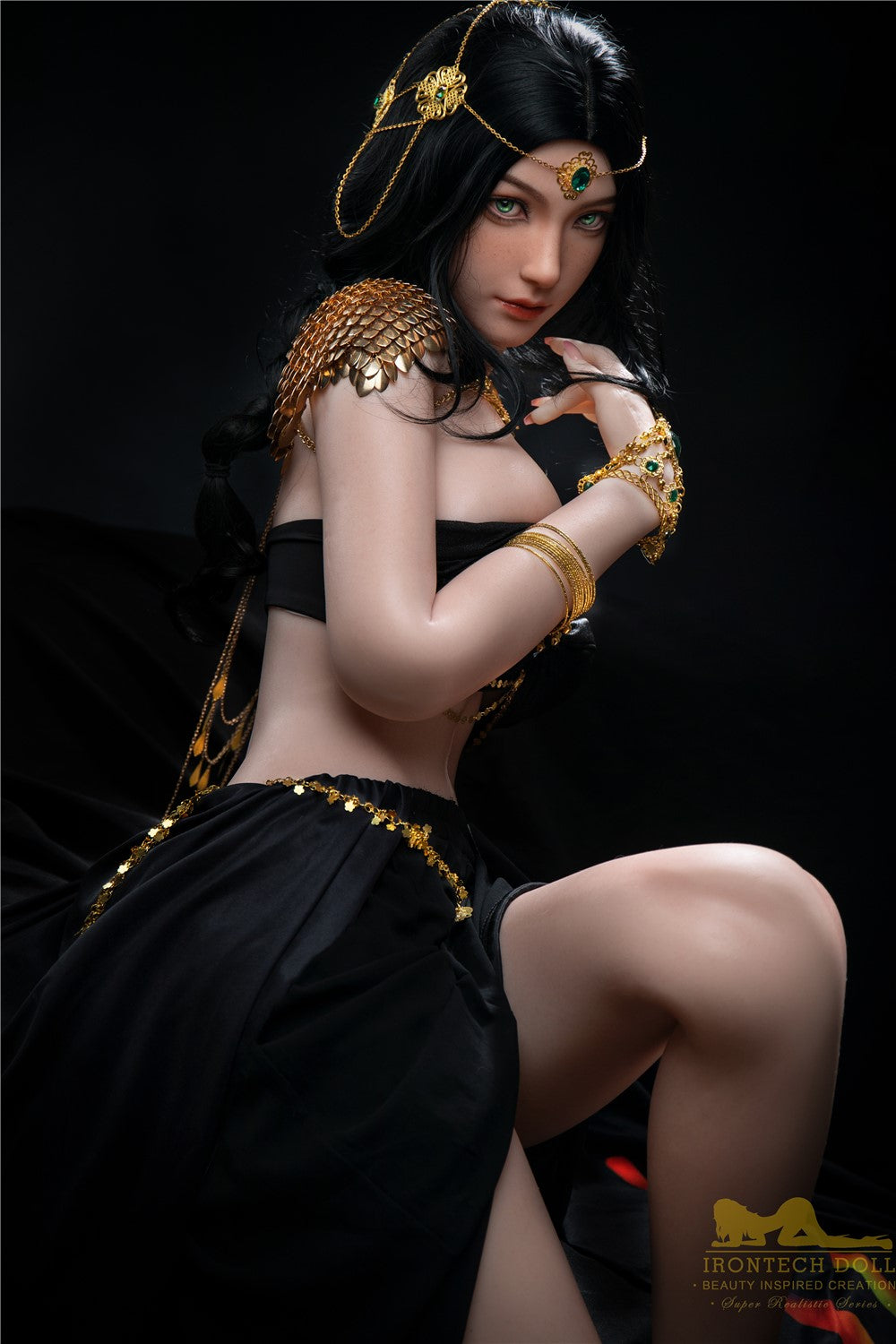 Kitty-sekspop (Irontech Doll 166 cm C-cup S32 siliconen)