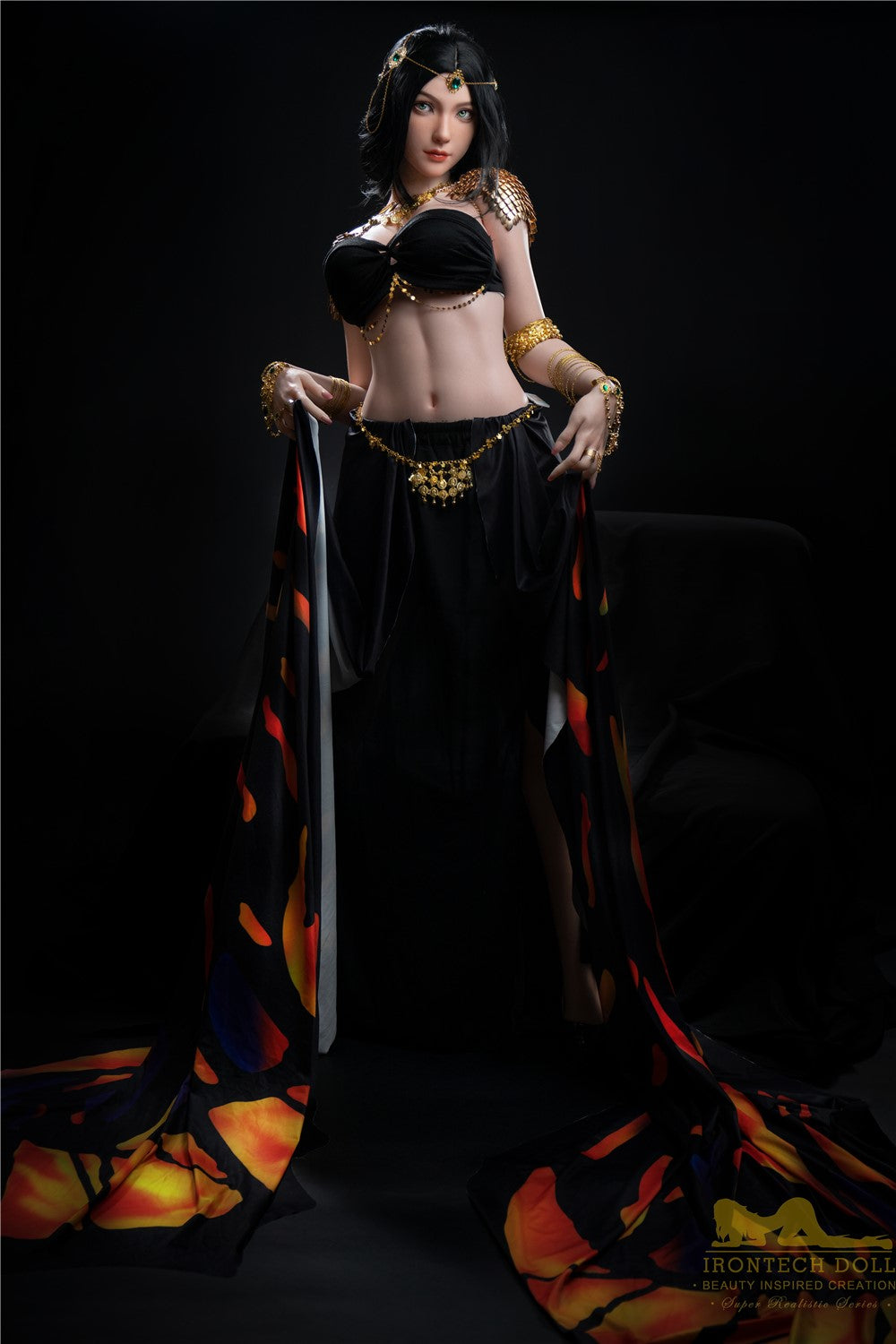 Kitty-sekspop (Irontech Doll 166 cm C-cup S32 siliconen)