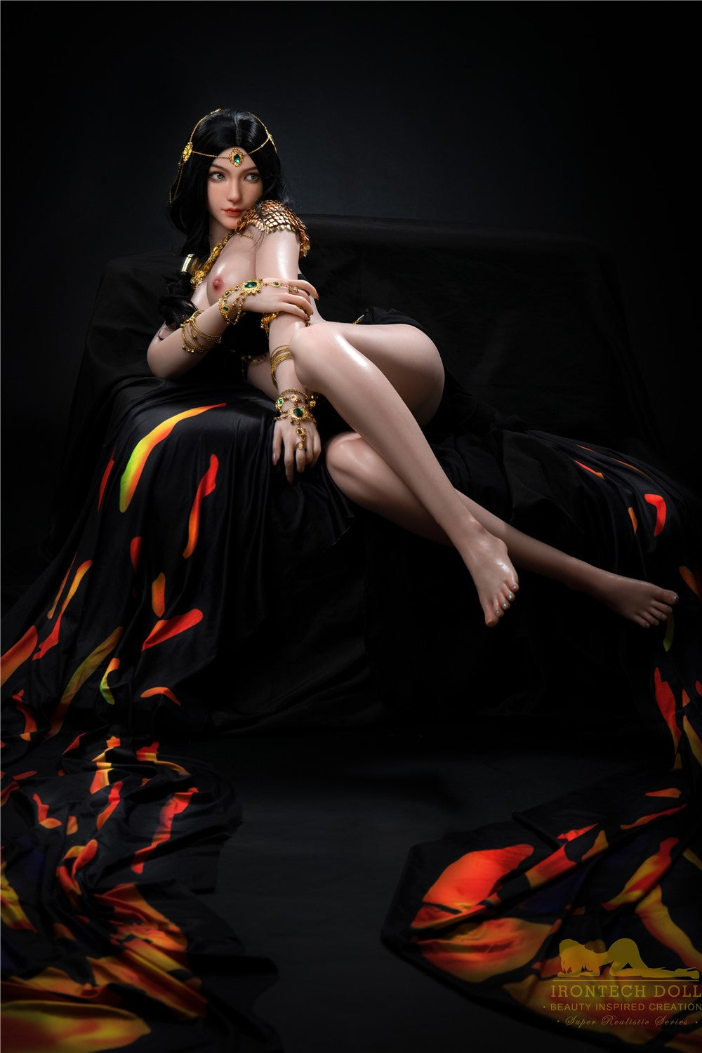 Kitty-sekspop (Irontech Doll 166 cm C-cup S32 siliconen)