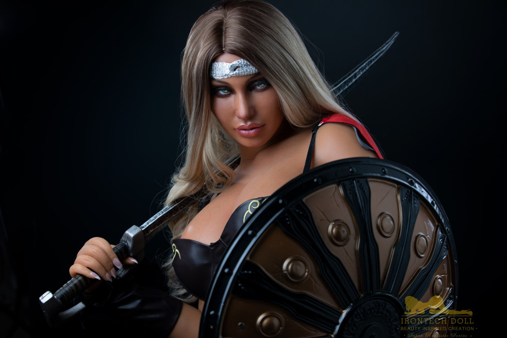 Hedy Warrior Sex Doll (Irontech Doll 164cm e-cup S26 siliconen)