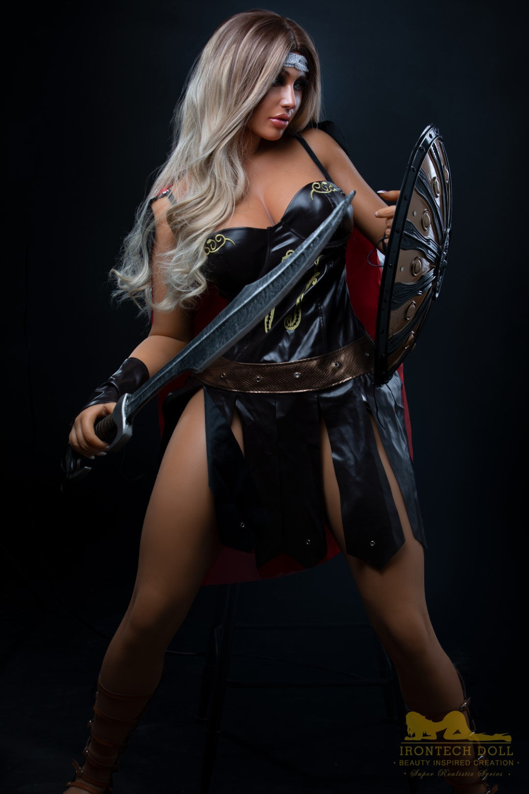 Hedy Warrior Sex Doll (Irontech Doll 164cm e-cup S26 siliconen)