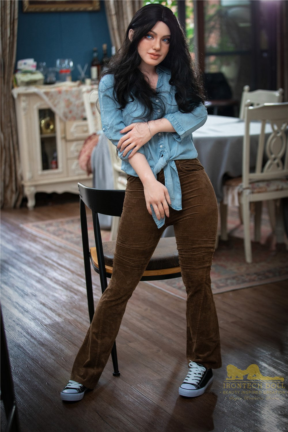 Marley-sekspop (Irontech Doll 152 cm A-cup S27 siliconen)