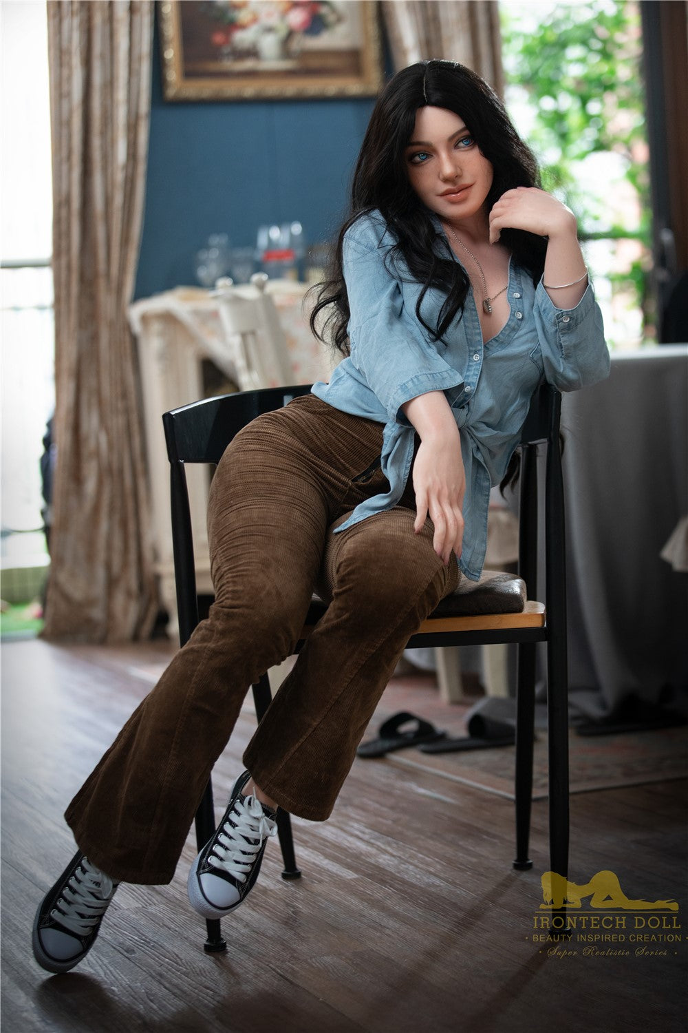 Marley-sekspop (Irontech Doll 152 cm A-cup S27 siliconen)