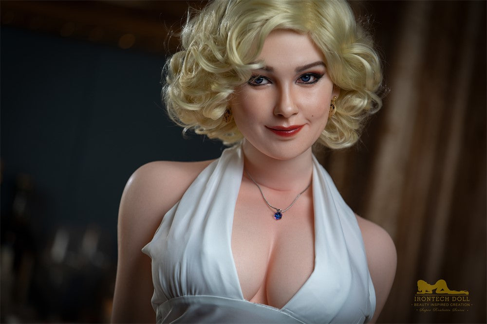 Marilyn-sekspop (Irontech Doll 164 cm E-cup S12 siliconen)
