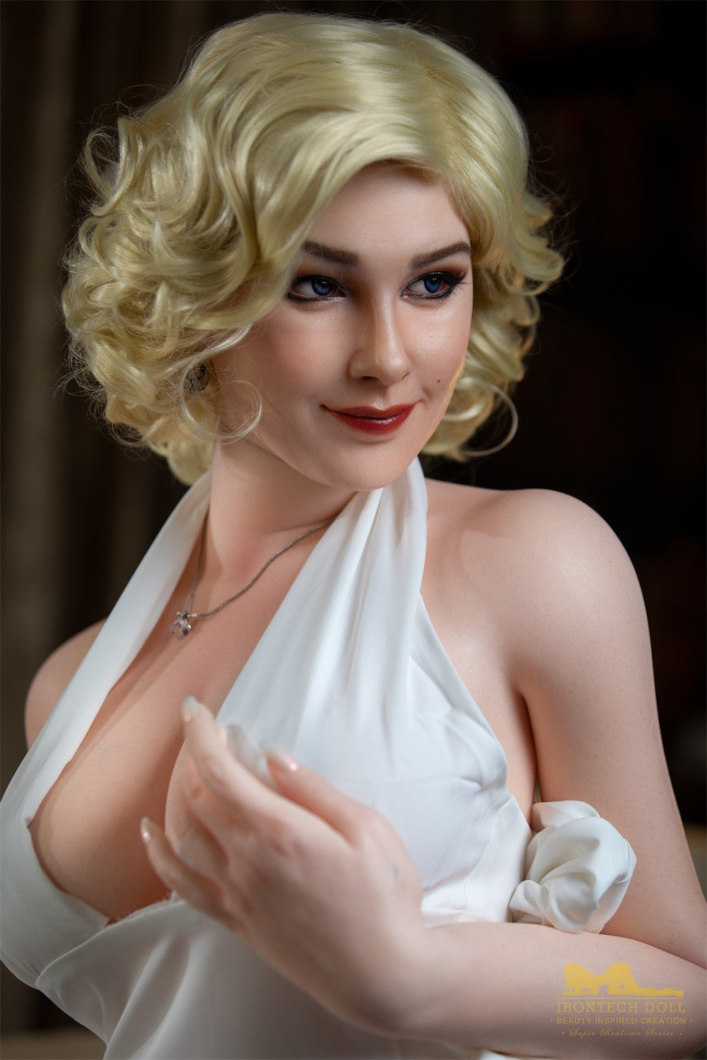 Marilyn-sekspop (Irontech Doll 164 cm E-cup S12 siliconen)