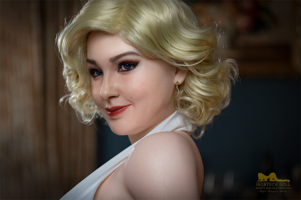 Marilyn-sekspop (Irontech Doll 164 cm E-cup S12 siliconen)