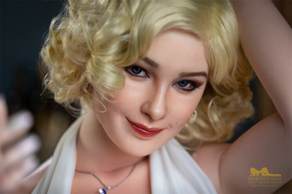 Marilyn-sekspop (Irontech Doll 164 cm E-cup S12 siliconen)