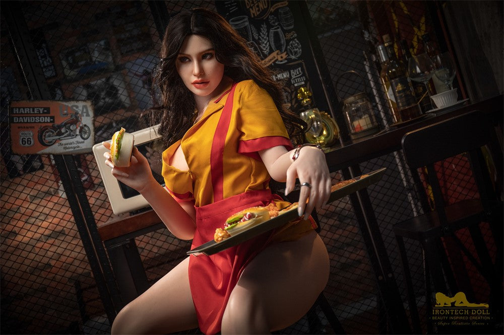 Jackie sekspop (Irontech Doll 164 cm E-cup S19 siliconen)