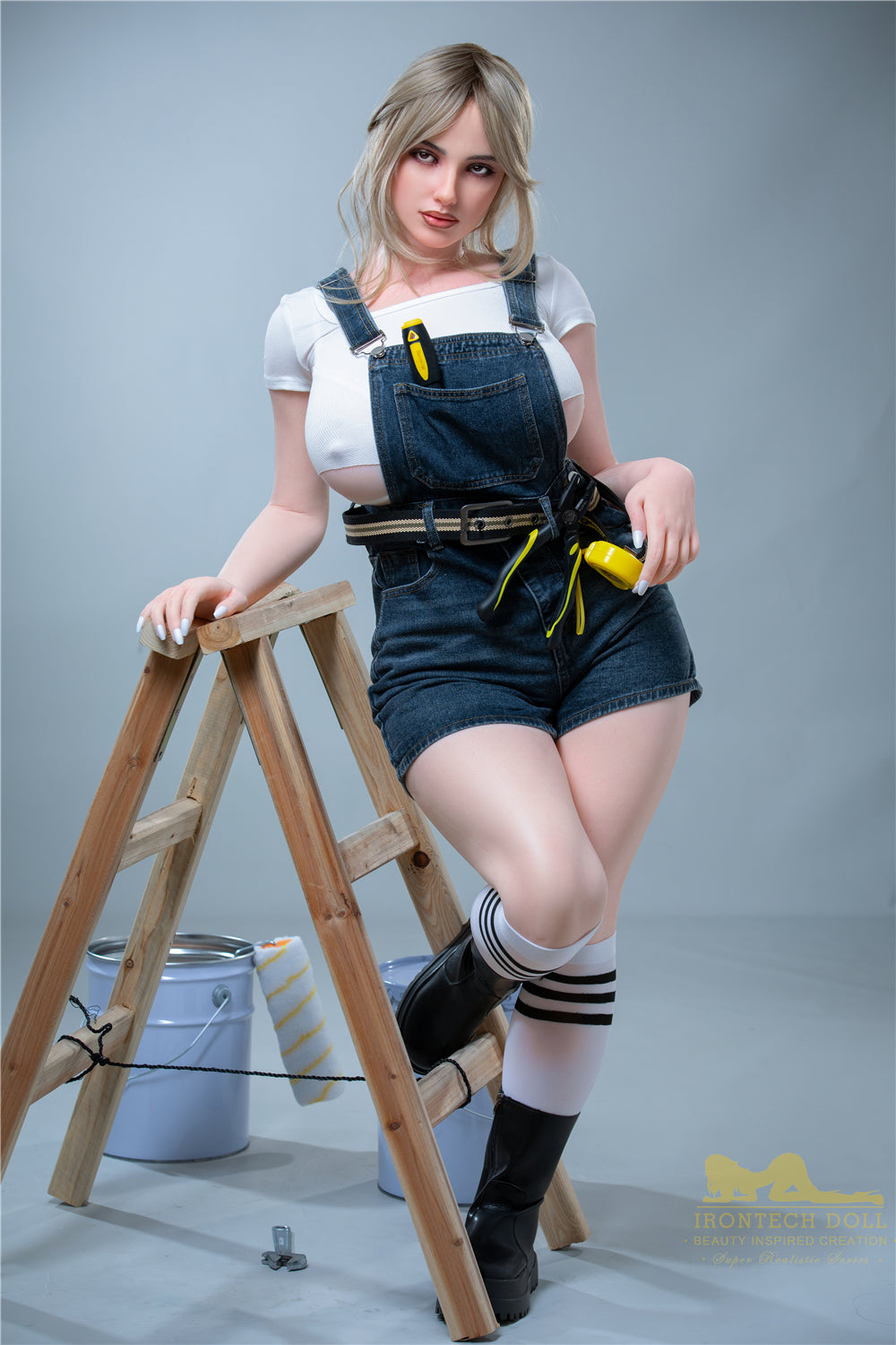 Claudia sekspop (Irontech Doll 160 cm H-Kupa S17 siliconen)