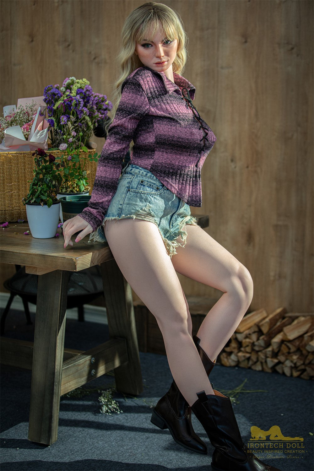 Maria Sex Doll (Irontech Doll 165 cm f-cup S22 siliconen)