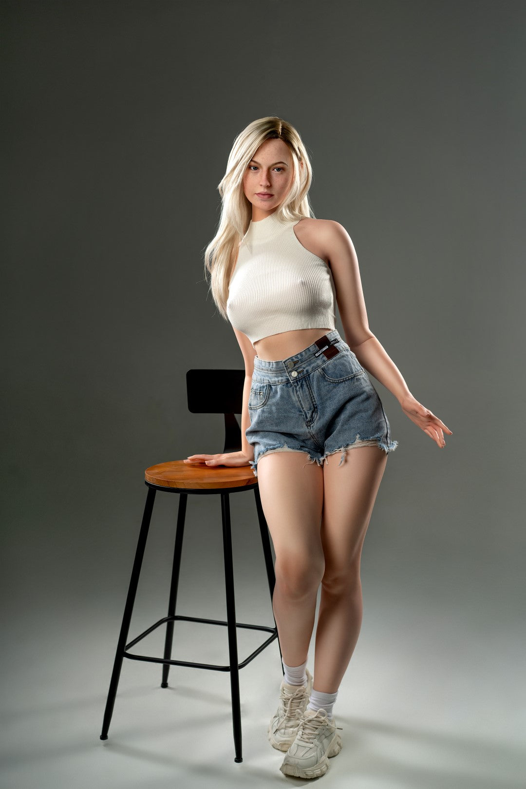 Evelina-sekspop (Zelex 175 cm E-cup GE98-1 siliconen)