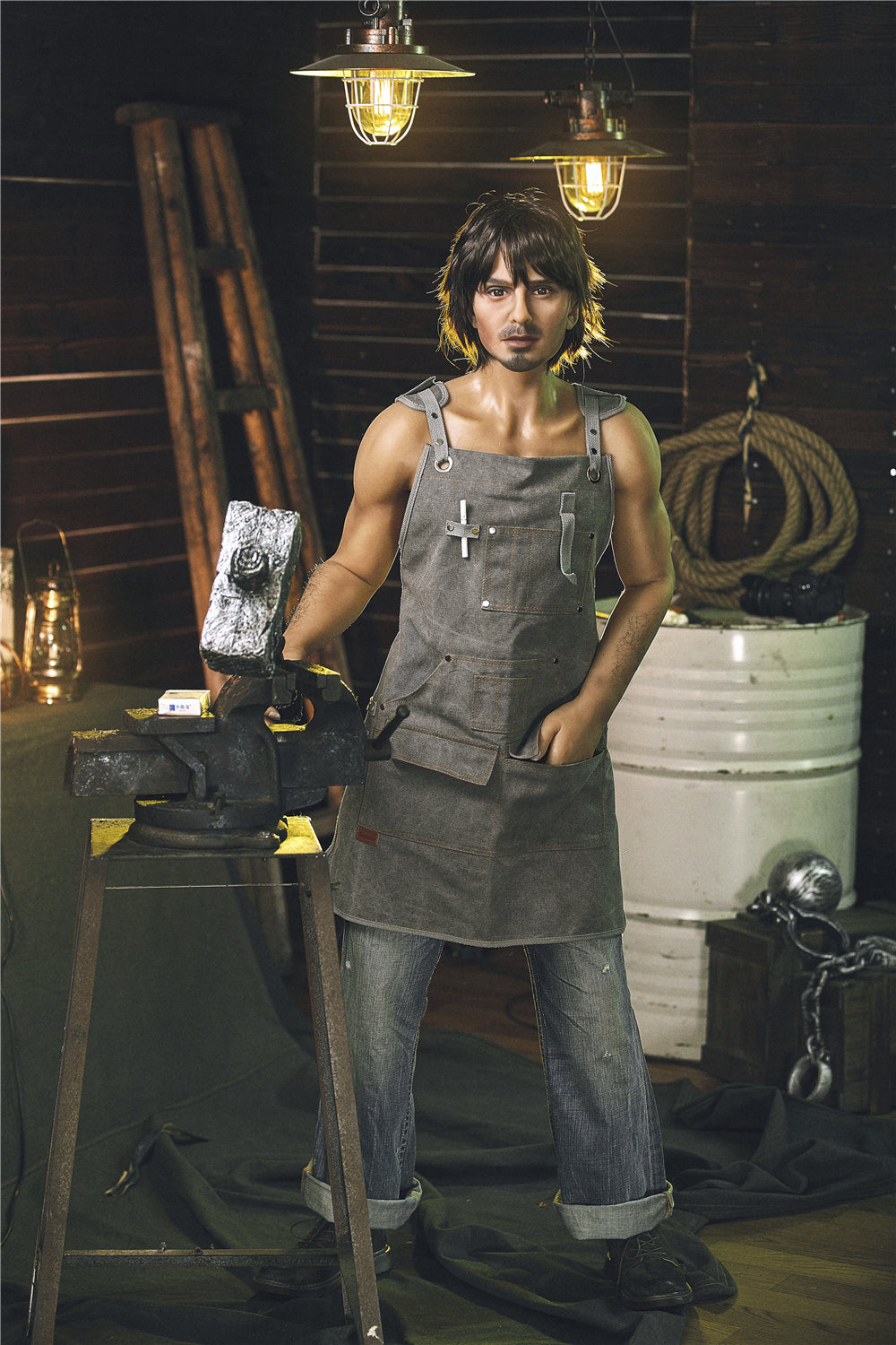 Nichola's mannelijke sekspop (Irontech Doll 162 cm #204 TPE)