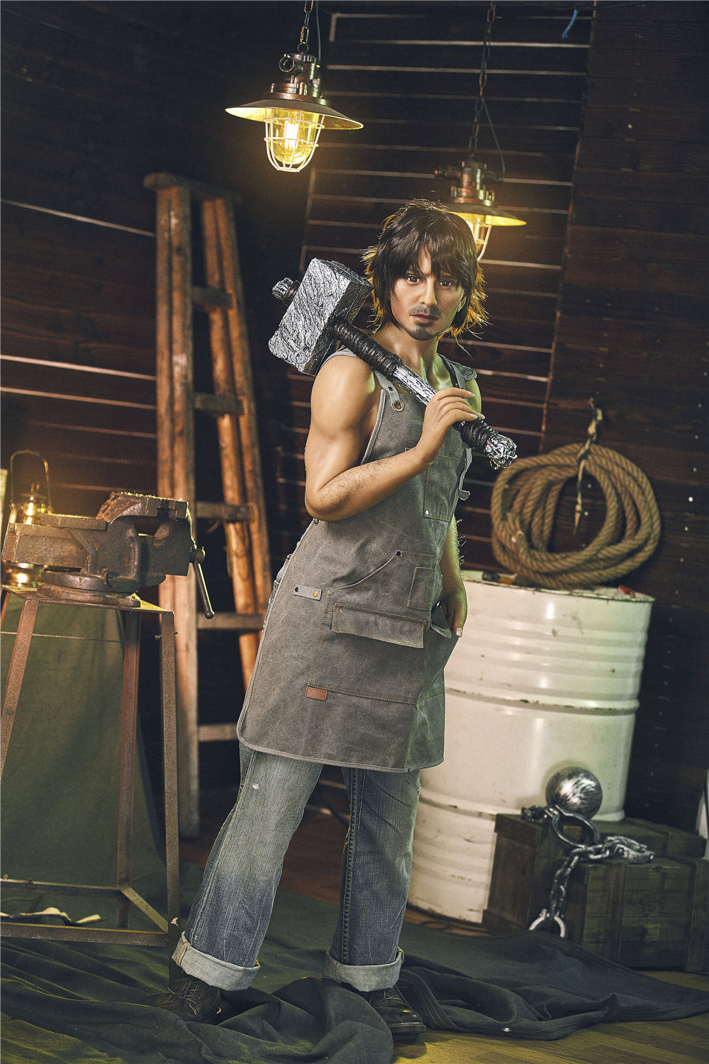 Nichola's mannelijke sekspop (Irontech Doll 162 cm #204 TPE)