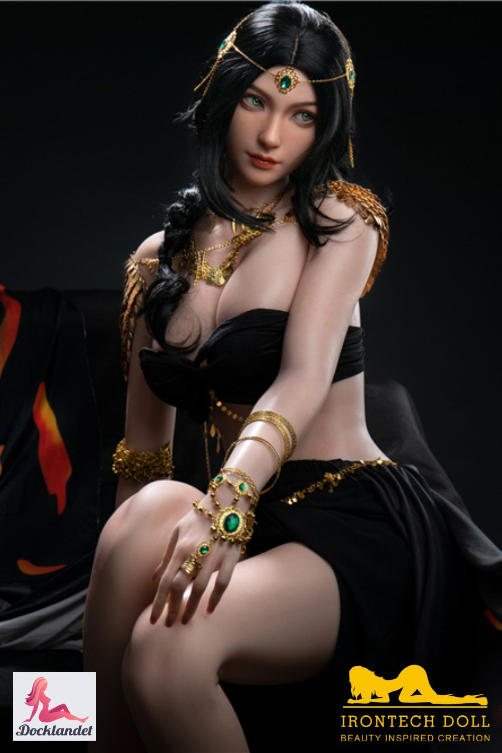 Kitty-sekspop (Irontech Doll 166 cm C-cup S32 siliconen)