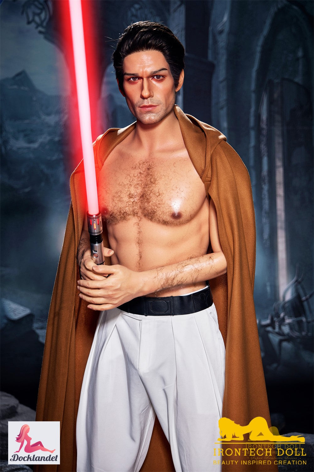 Luke mannelijke sekspop (Irontech Doll 170 cm M5 siliconen)