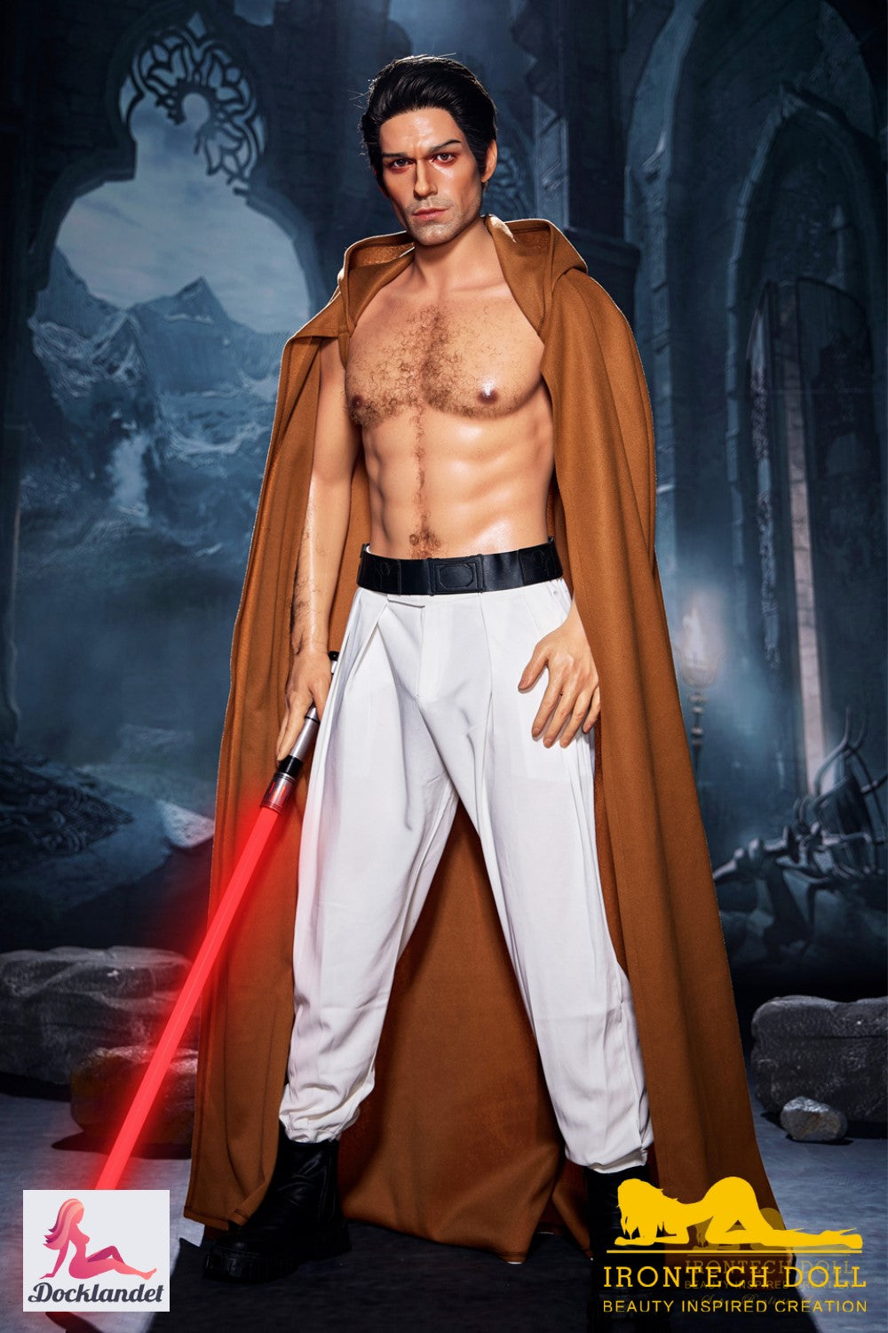 Luke mannelijke sekspop (Irontech Doll 170 cm M5 siliconen)
