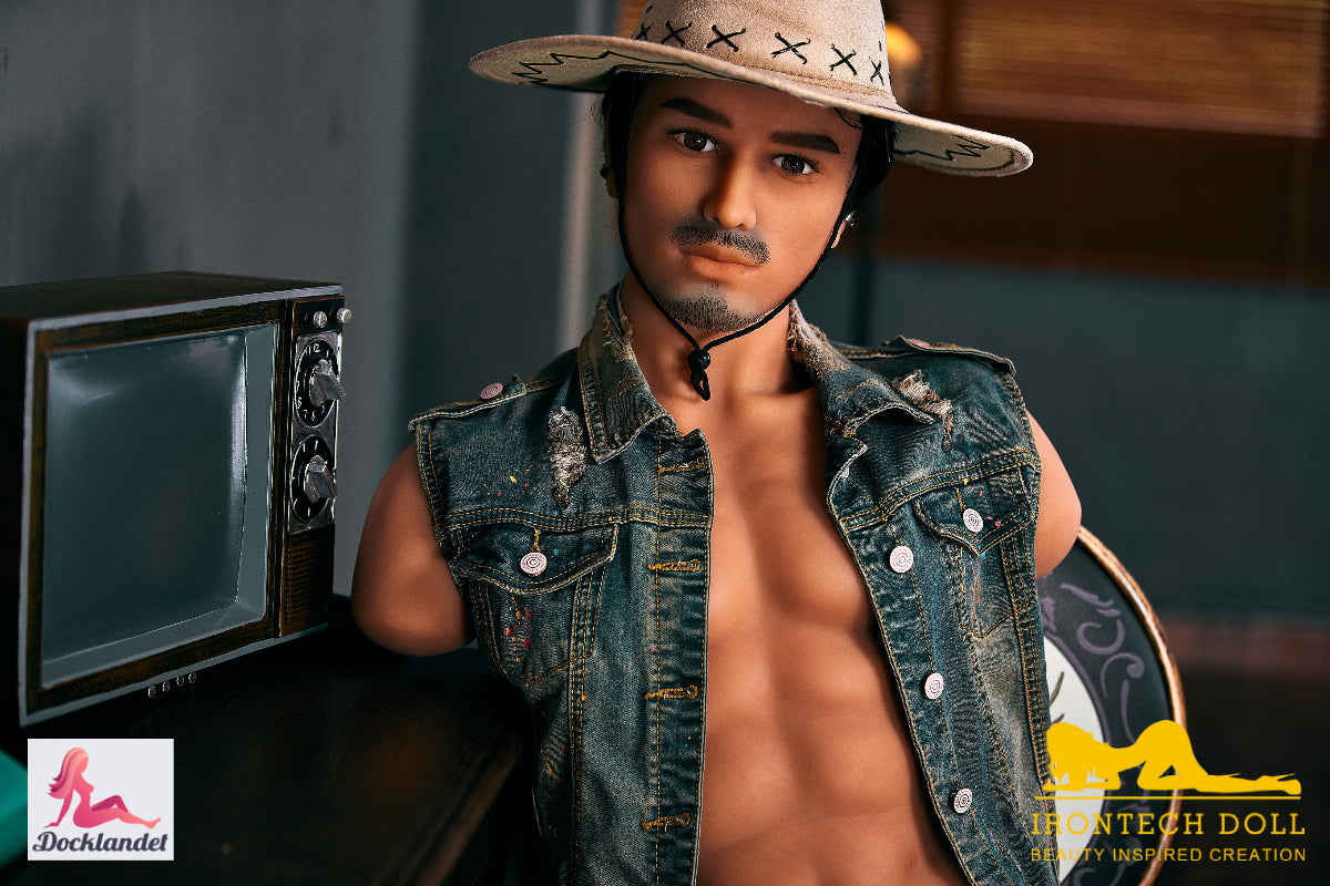 Kelvin mannelijke torso sekspop (Irontech Doll 100 cm #203 TPE)