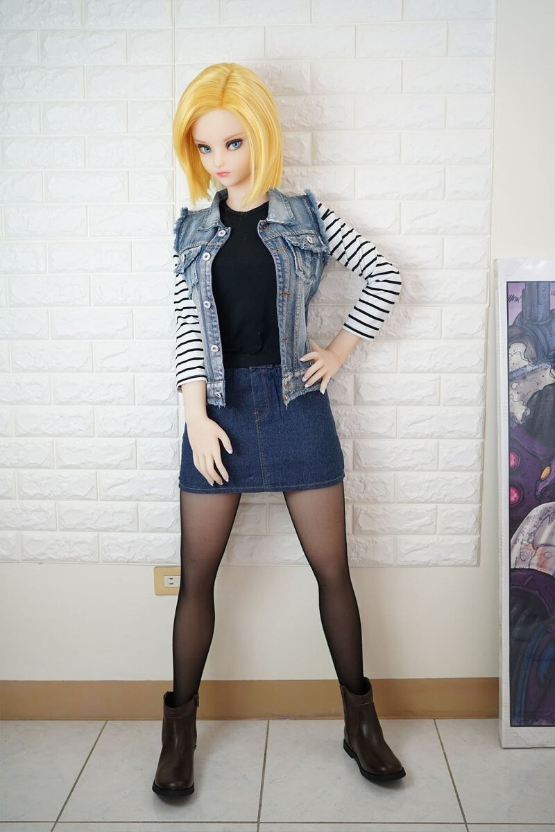 Lazuli Android 18 Sex Doll (Irokebijin 140 cm e-cup TPE/siliconen)