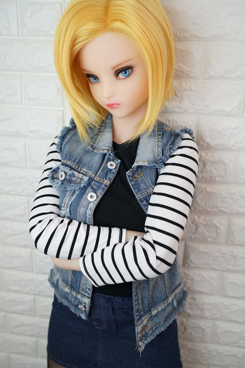 Lazuli Android 18 Sex Doll (Irokebijin 140 cm e-cup TPE/siliconen)