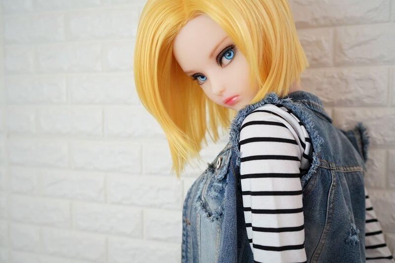 Lazuli Android 18 Sex Doll (Irokebijin 140 cm e-cup TPE/siliconen)
