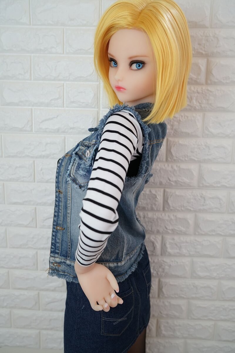 Lazuli Android 18 Sex Doll (Irokebijin 140 cm e-cup TPE/siliconen)