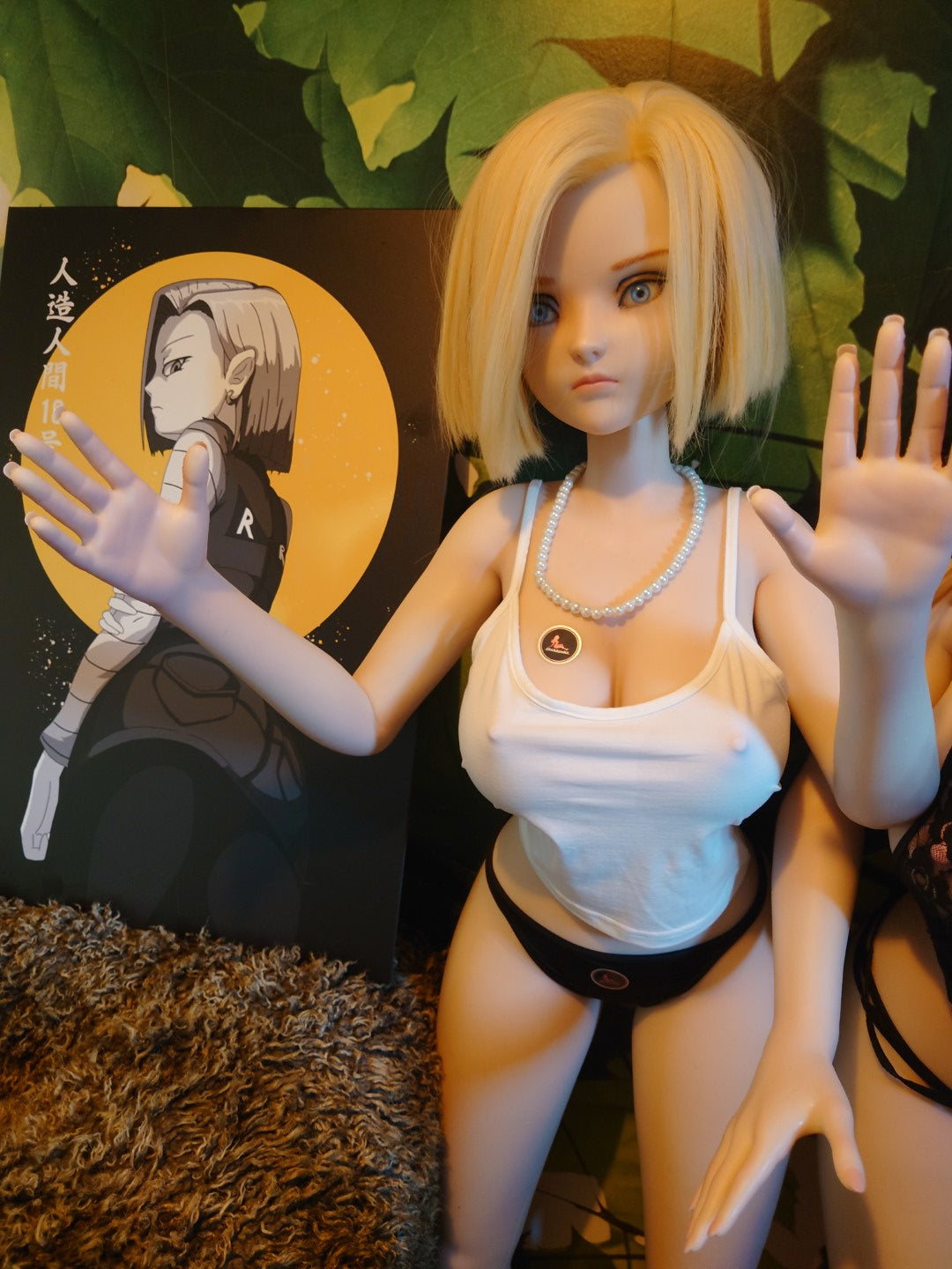 Lazuli Android 18 Sex Doll (Irokebijin 140 cm e-cup TPE/siliconen)